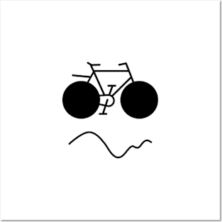 Grumpy Bike (over mountains) The “cool“ version Posters and Art